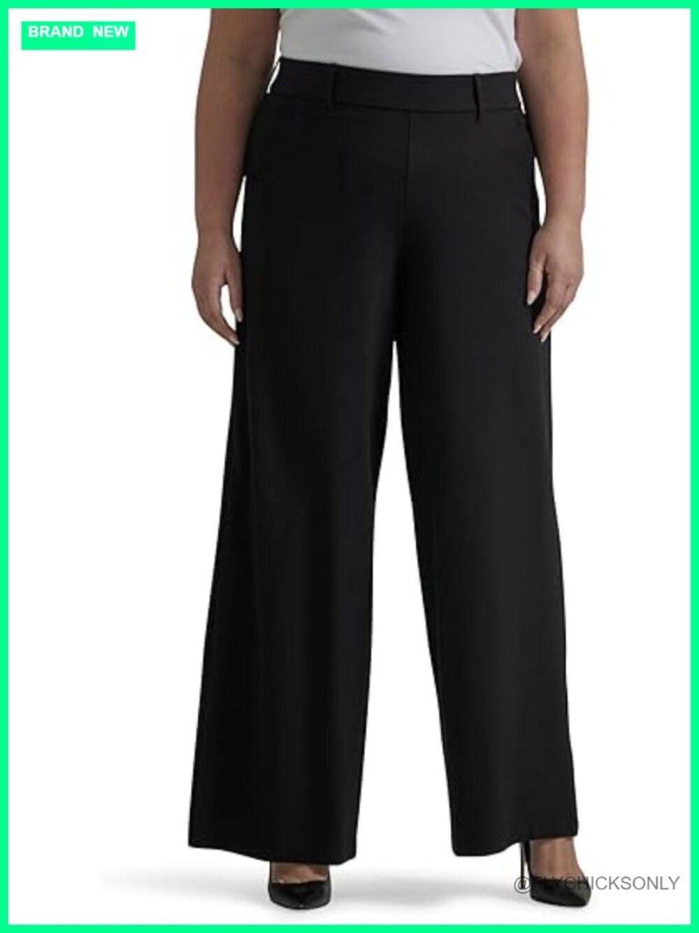 Ultra Lux Wide Leg Pull-On Pants with Pockets, Regular Fit